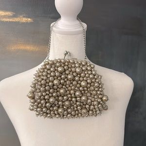 Banana Republic Pearl Clutch purse
